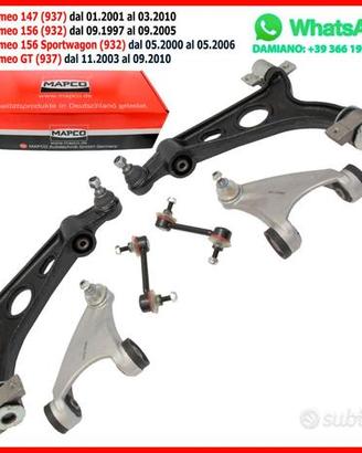 Bracci Anteriornforzati ALFA ROMEO 147 156 GT