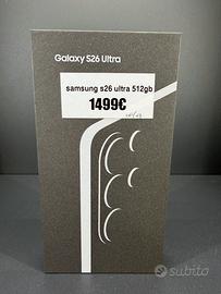SAMSUNG S26 ULTRA 512GB SIGILLATO PROMO