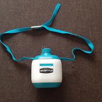 Borraccia vintage Gio Style bianca e blu anni 70