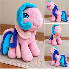 Peluche Pony Rosa
