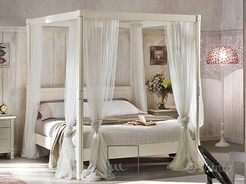 Letto a baldacchino Shabby Chic