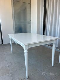 Tavolo bianco allungabile 155/215x87 cm ROSENTORP