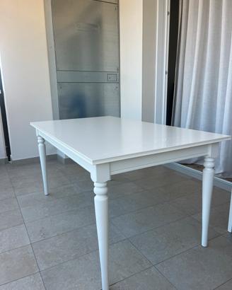 Tavolo bianco allungabile 155/215x87 cm ROSENTORP