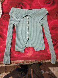 Cardigan spalle scoperte
