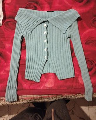 Cardigan spalle scoperte