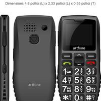 ARTFONE C1 telefono per anziani SCHERMO COLORI