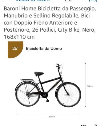 bici comprata su Amazon 