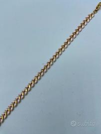 Braccialetto rosa oro
