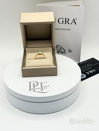 Anello Solitario Argento – Moissanite 1 Carato