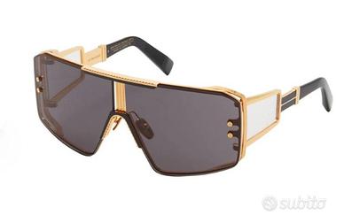 Occhiali Balmain LE MASQUE Nero Oro in titanio