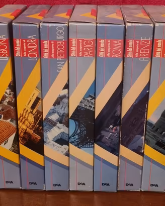 VIDEOCASSETTE Città del Mondo De AGOSTINI - 16 VHS