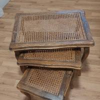 Set di 3 tavoli a incastro Mid-Century