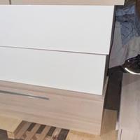 Parete attrezzata bianca