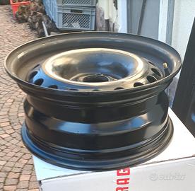 4 cerchi in ferro colore nero R15 