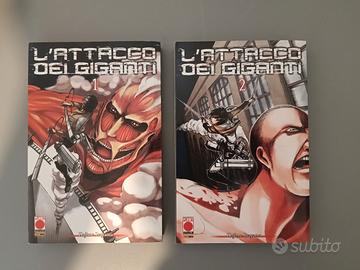 manga attacco dei giganti 1 e 2