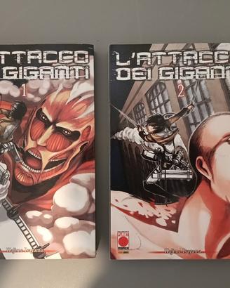 manga attacco dei giganti 1 e 2