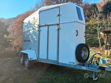 Trailer Bologna 2 posti cavalli/merci pronto uso