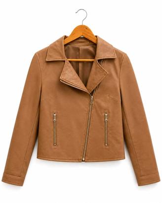 GIACCA ECOPELLE CAMEL