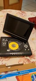 tv DVB T2,DVD, portatile retro game 9.8 pollici 