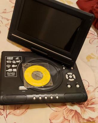tv DVB T2,DVD, portatile retro game 9.8 pollici 