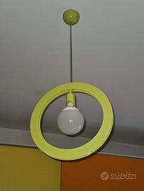 Lampadario verde acido