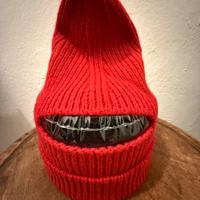 Balaclava in 100% cashmere colore rosso
