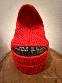 Balaclava in 100% cashmere colore rosso