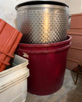 botti acciaio inox a livello olio vino