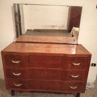 Cassettiera comò 3 cassetti vintage anni '40,
