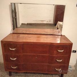 Cassettiera comò 3 cassetti vintage anni '40,