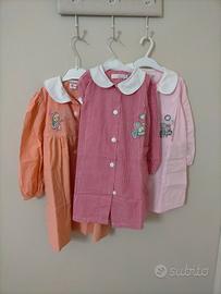 3 Grembiuli bambina 4 anni