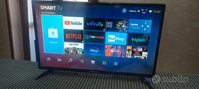 TV smart 32 pollici nordmende android 9 Dt2 sat2 w
