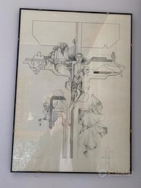 Litografia di Ietta Buttini