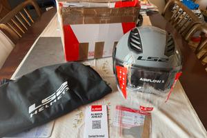 LS2 Airflow 2 tg.XL Grigio lucido NUOVO