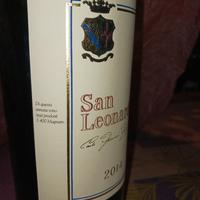 bottiglia di vino san Leonardo magnum del 2014 