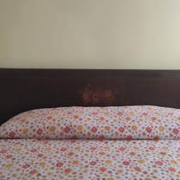 Telaio letto matrimoniale in legno con testiera de