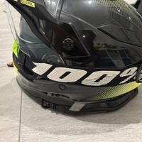 Casco Just nero  100% occhiali  moto touring