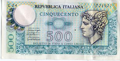 500 Lire Italia 1976 - Biglietto di Stato
