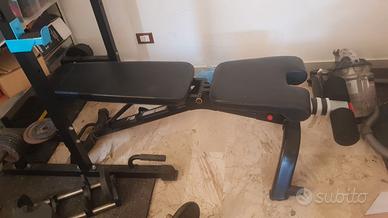 Panca palestra e rack