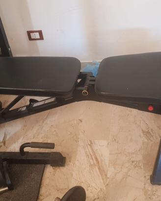 Panca palestra e rack