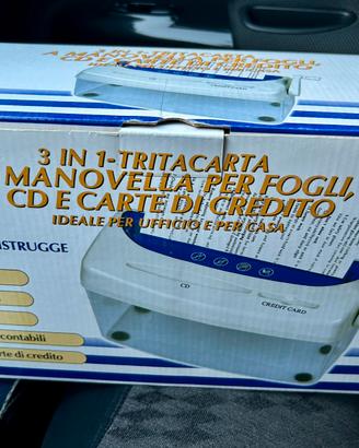 Distruggi documenti  a manovella