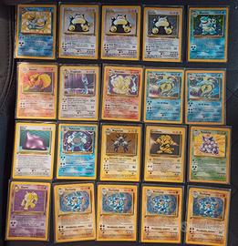 Lotto 59 Carte Pokémon (anno 1990/2000)