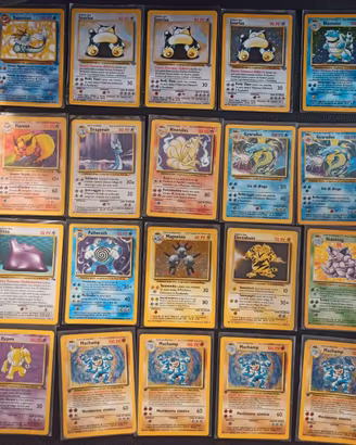 Lotto 59 Carte Pokémon (anno 1990/2000)