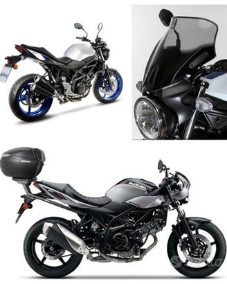 Suzuki Sv 650 A accessori valigie scarico pedane