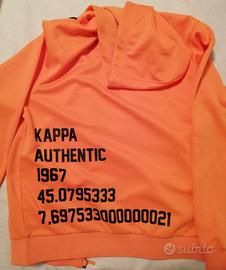 Felpa hot sale kappa arancione