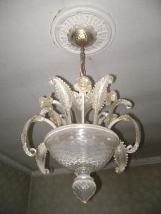 LAMPADARIO LA MURRINA , 3 LUCI - VETRO DI MURANO