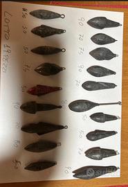 Piombi da pesca