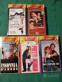 Lotto Stock 5 VHS Commedie/Sentimentali