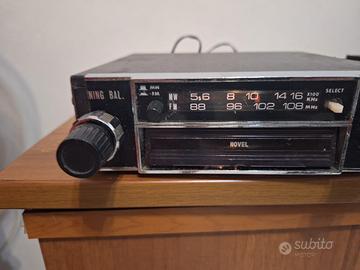Autoradio Stereo 8  NOVEL Anni 70