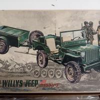 Kit BANDAI jeep WILLYS scala 1/24